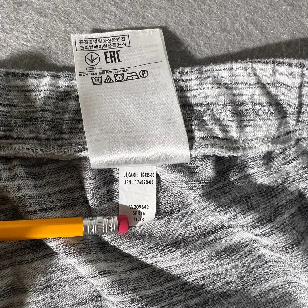 Banana Republic Women’s Gray Marled Ankle Zip Joggers Size M